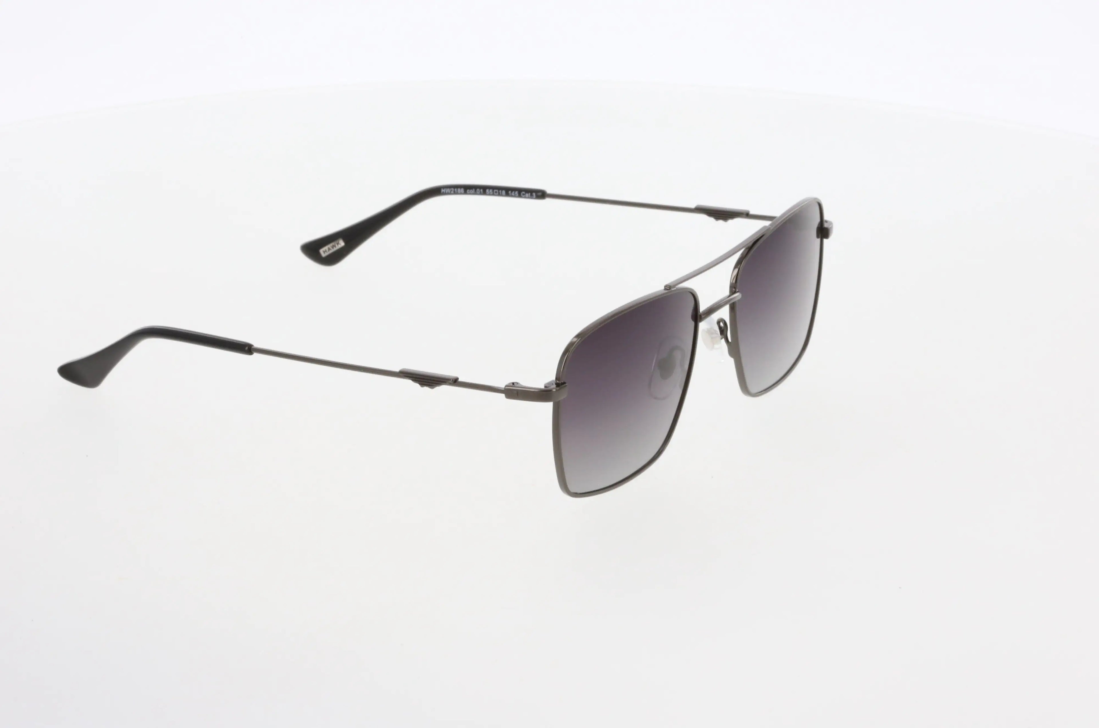 Hawk Geometric Metal Sunglasses