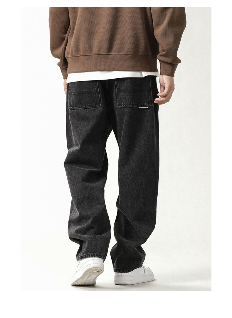 Stylish Loose Plus Size Jeans for Men