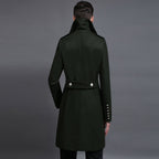 Classic Double-Breasted Woolen Coat