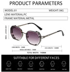 Square Metal Sunglasses