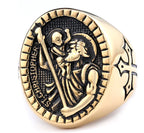 Classic Silver Men's Cross Ring