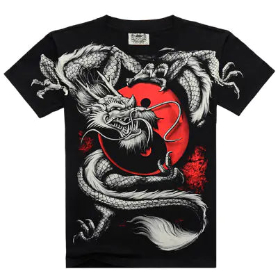 Men's 3D Graphic Cotton Tee
