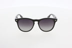 Hawk Black Geometric Polarized Sunglasses