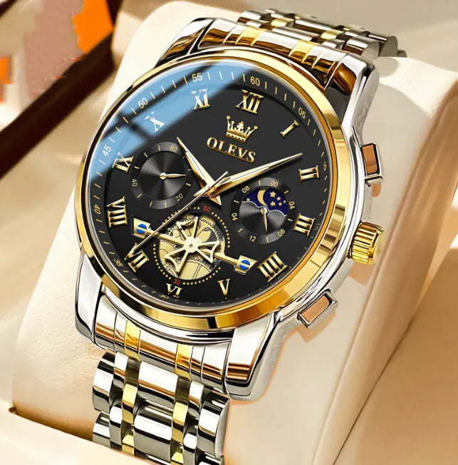 Luminous Men's Quartz Waterproof Watch