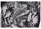 Men's Vintage Koi Fish Embroidered Tee