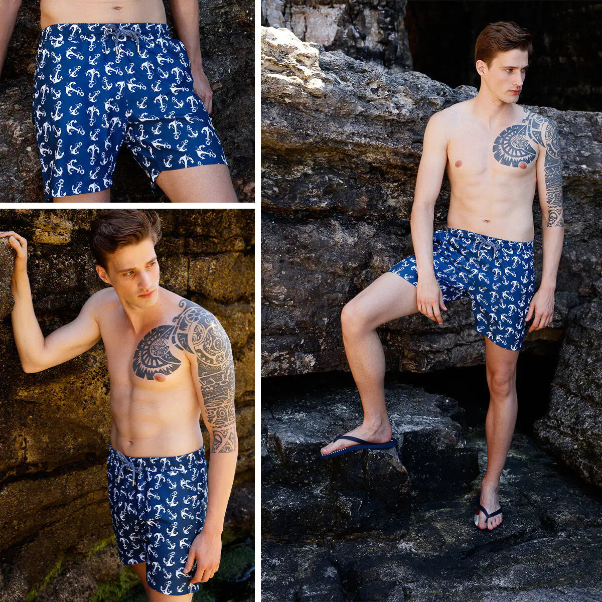 Anemoss Nautical Men's Swim Shorts