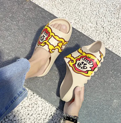 Cushioned Beach Flip Flops