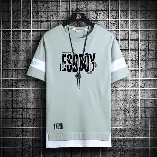 Harajuku Summer Graphic Tees for Men
