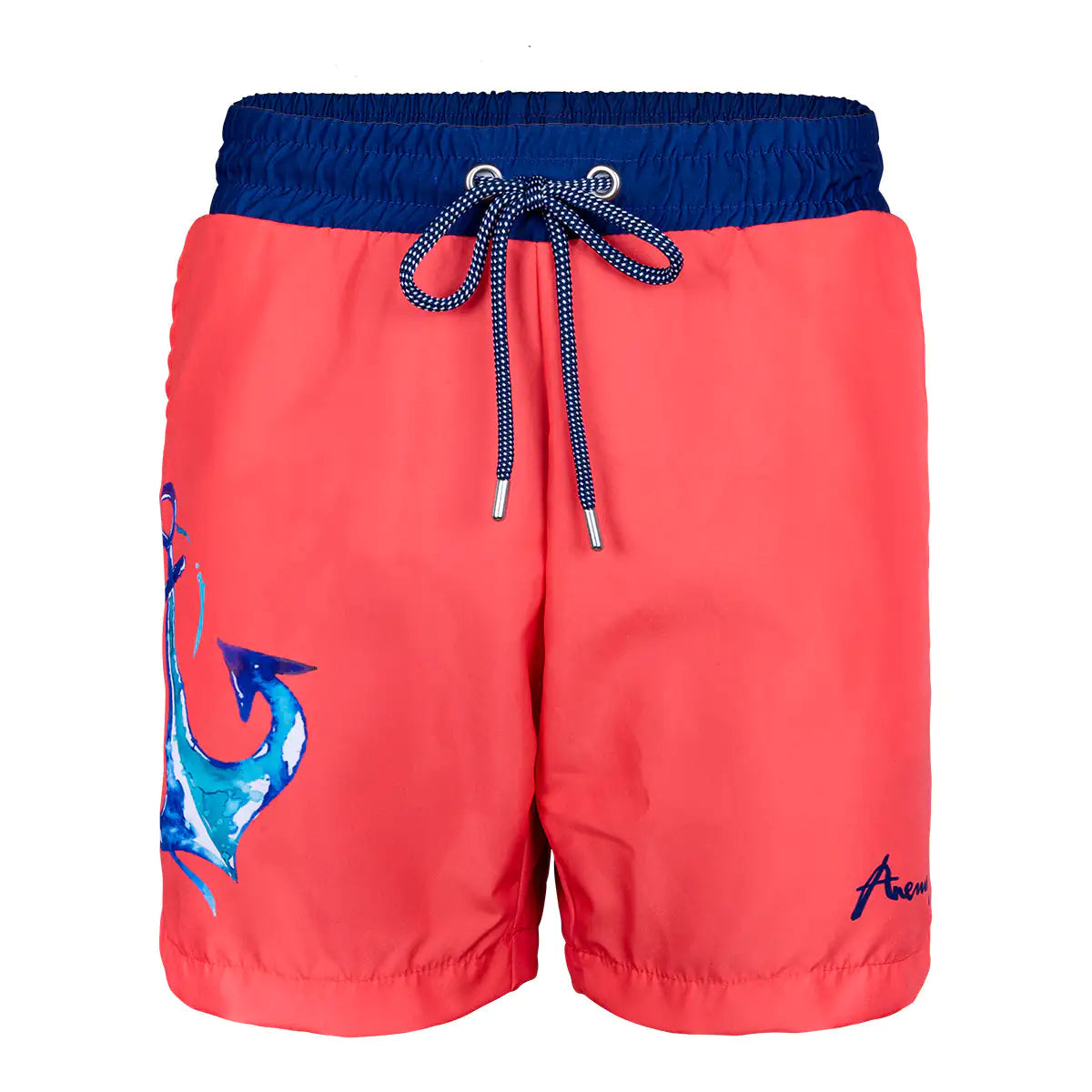 Anemoss Nautical Men's Quick-Dry Swim Trunks