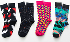 Modern Geometric Cotton Socks