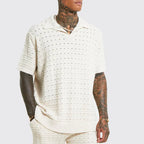 Chic European Slim Fit V-Neck Polo