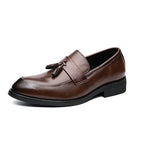 Tassel Leather Loafers