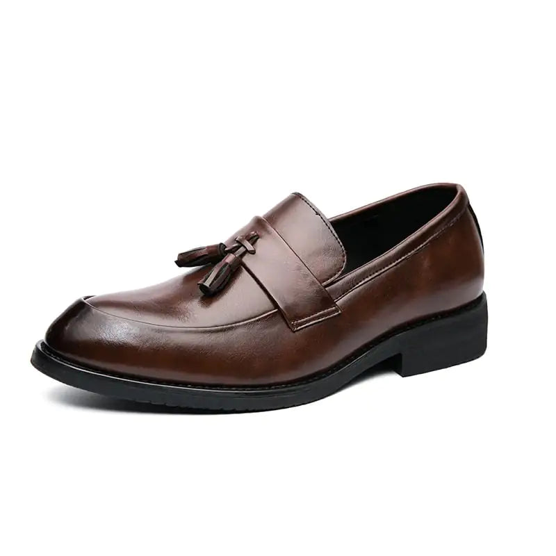 Tassel Leather Loafers