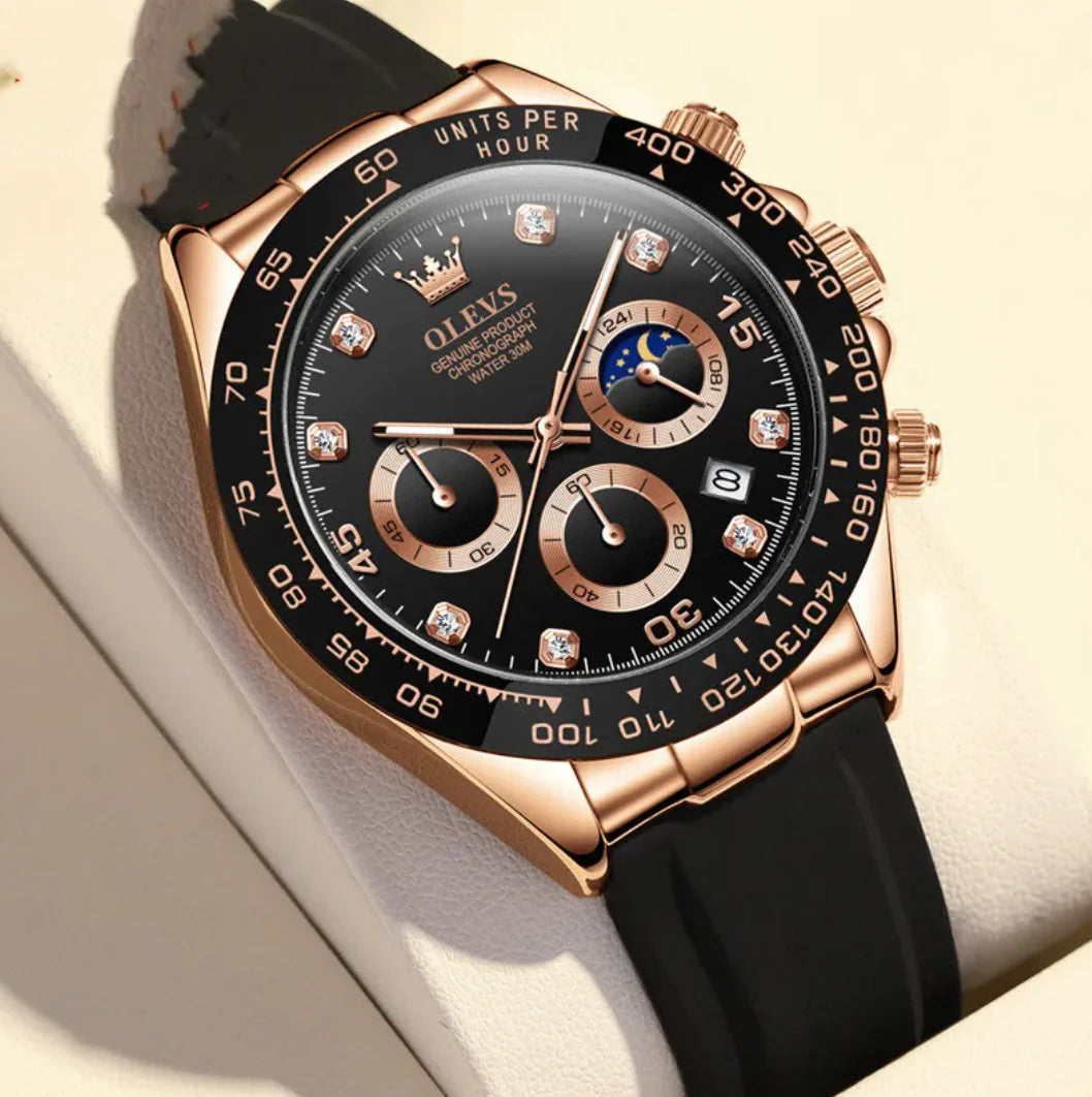 Versatile Glow Quartz Men's Watch