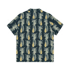 Men's Tropical Pineapple Print Hawaiian Shirt