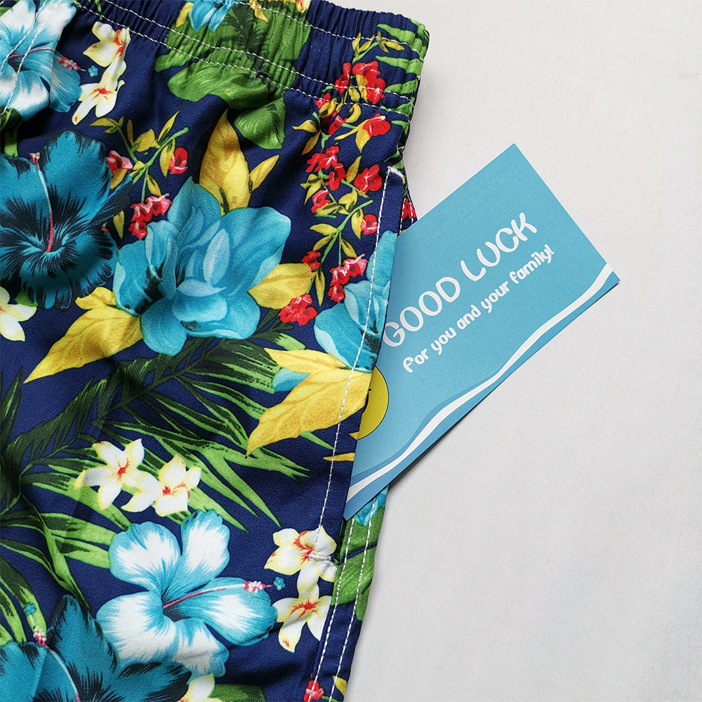 Men's Trendy Printed Swim Trunks