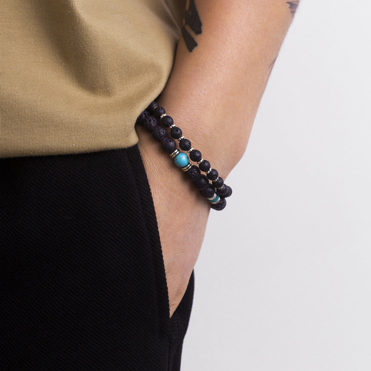 Turquoise Bead Bracelet