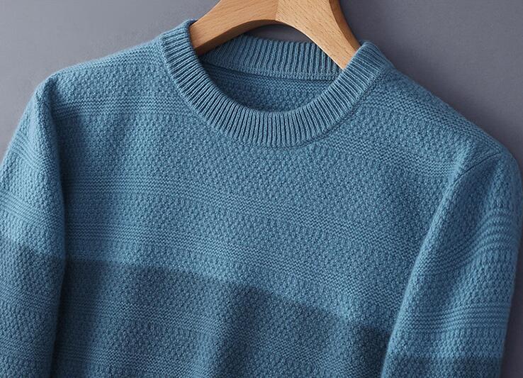 Colorblock Wool Sweater