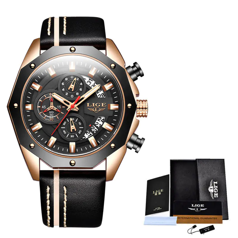 Luxury Chrono-Sport Silicone Men's Watch