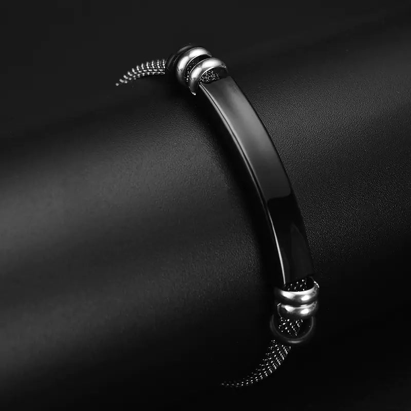 Vintage Stainless-Steel Bracelet