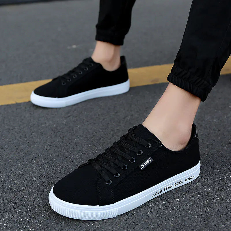 Casual Canvas Sneakers - Versatile Footwear