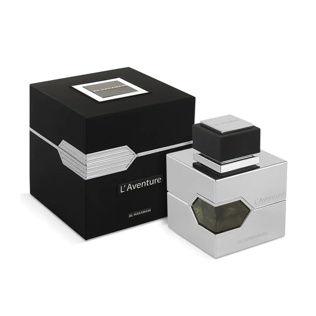 Al Haramain L'Aventure Men's Cologne - Amber & Bergamot Scent - 3.3 oz