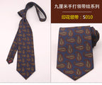 Retro Floral Elegance 9CM Tie