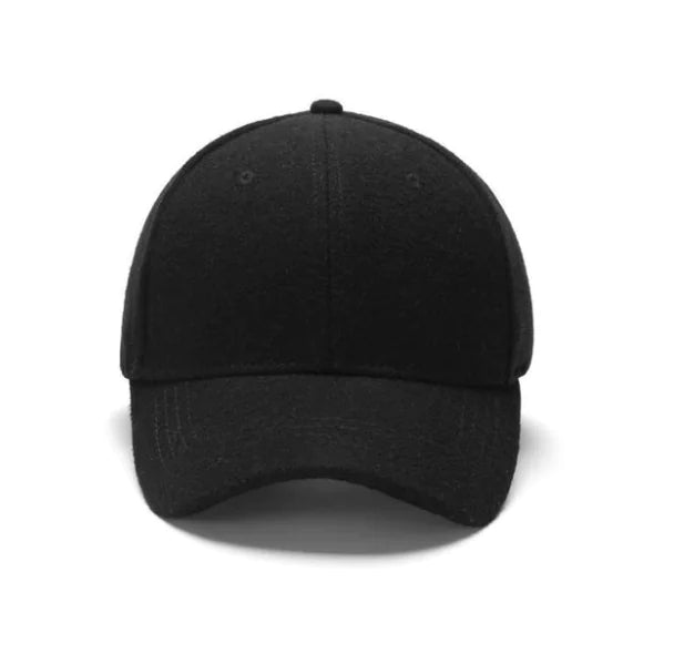 Classic Wool Felt Cap – Adjustable Warm Hat