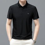 Summer Stretch Polo Shirt - Lightweight Short Sleeve