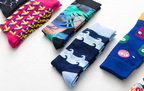 Modern Geometric Cotton Socks