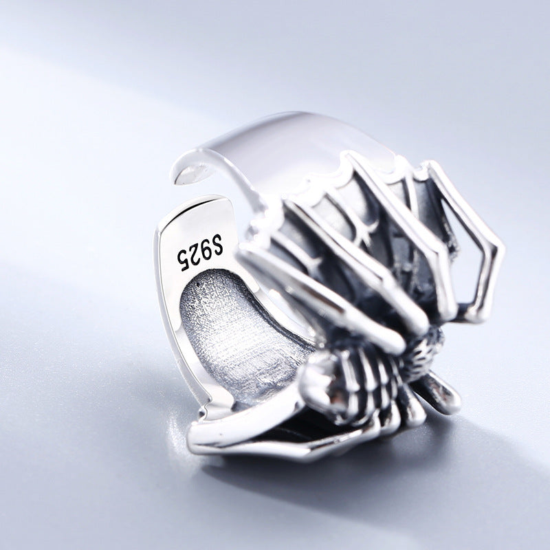 Sterling Silver Arachnid Ring