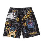Chill Cat Camo Beach Shorts