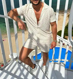 Cotton Polo and Shorts Set