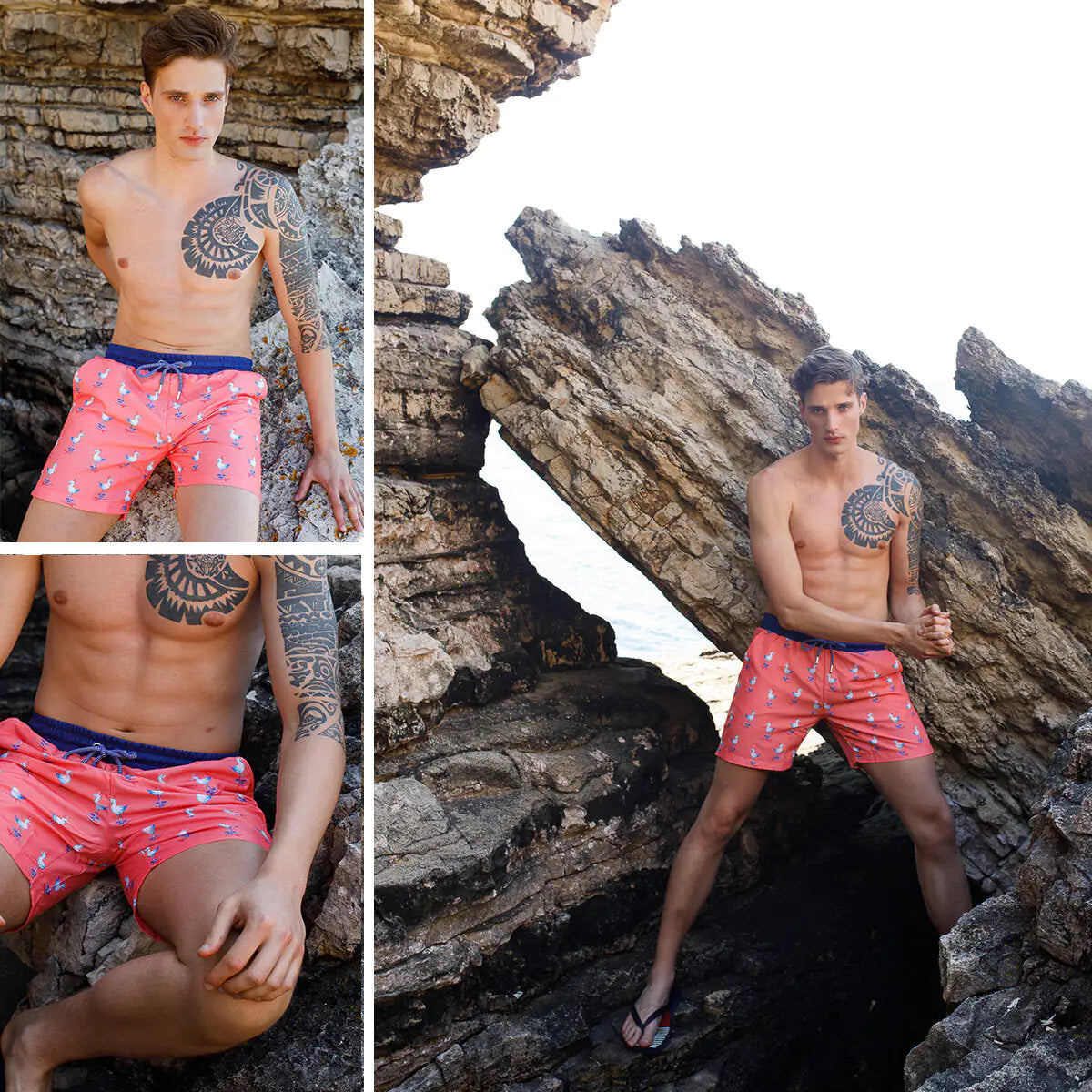 Anemoss Coastal Breeze Men's Swim Shorts