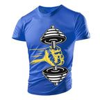 3D Gym Print Men's Polyester Tee