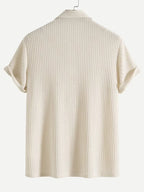 Textured Knit Polo
