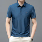 Summer Stretch Polo Shirt - Lightweight Short Sleeve