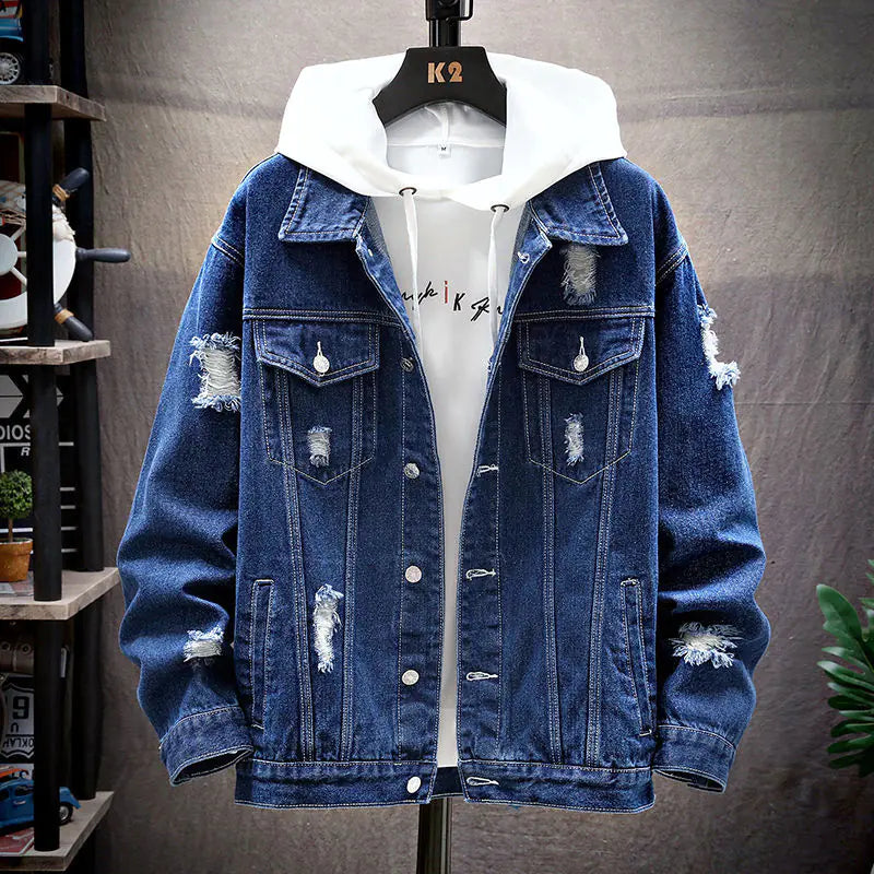 Ripped Denim Jacket