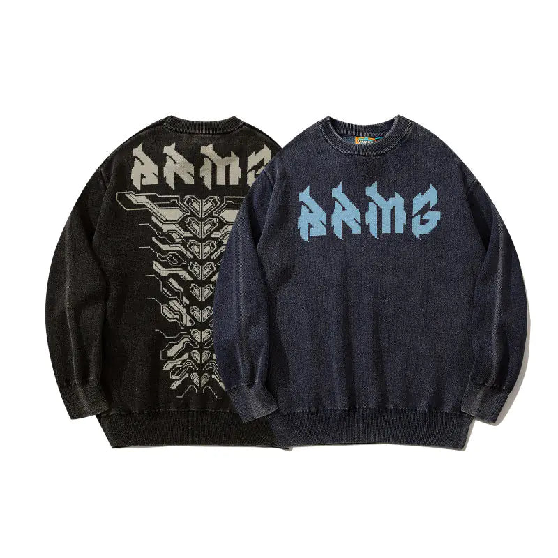 Men's Casual Elegance Jacquard Sweater