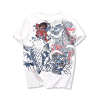 Embroidered Mythical Koi Tee