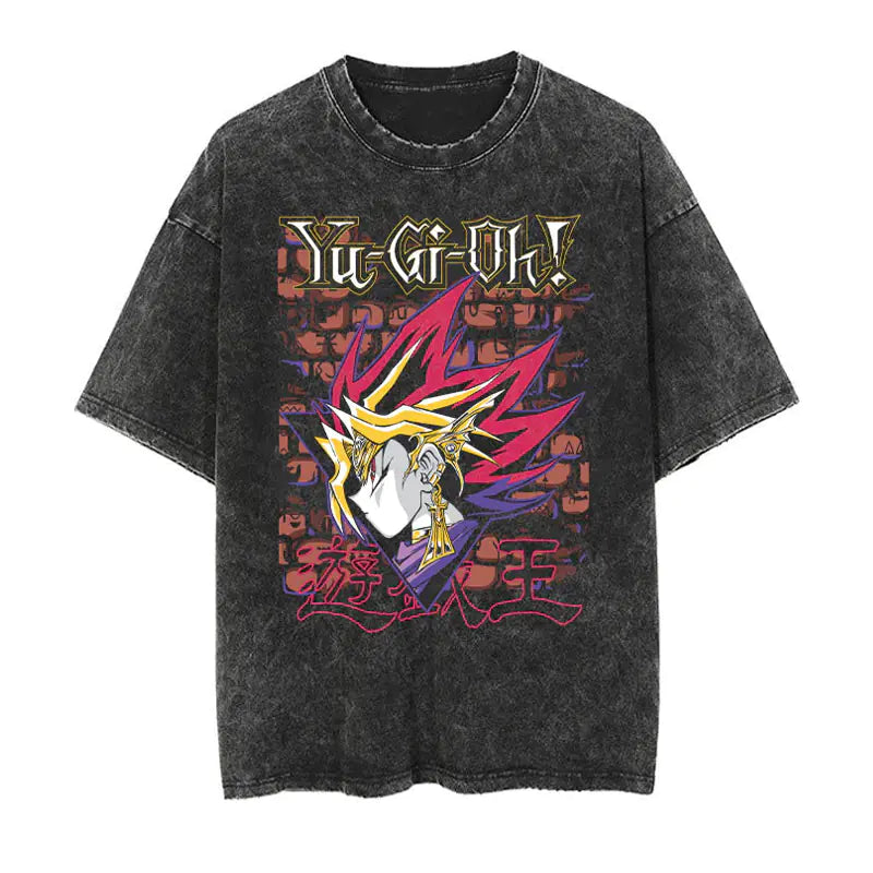 Vintage Yu Gi Oh Graphic T-Shirt for Men