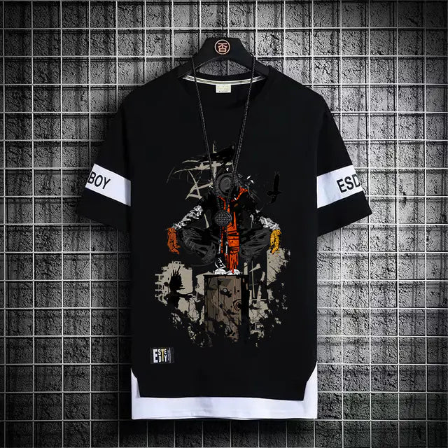 Harajuku Summer Graphic Tees for Men