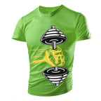 3D Gym Print Men's Polyester Tee