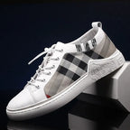 Breathable Checkered Board Shoes