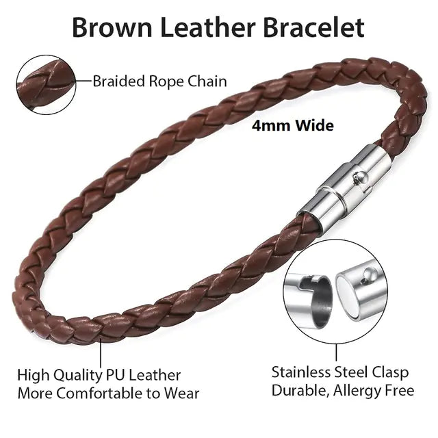 Handwoven Leather Bracelets