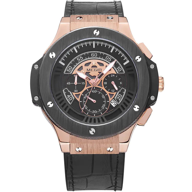 Water-Resistant Stylish Quartz Timepiece for Men