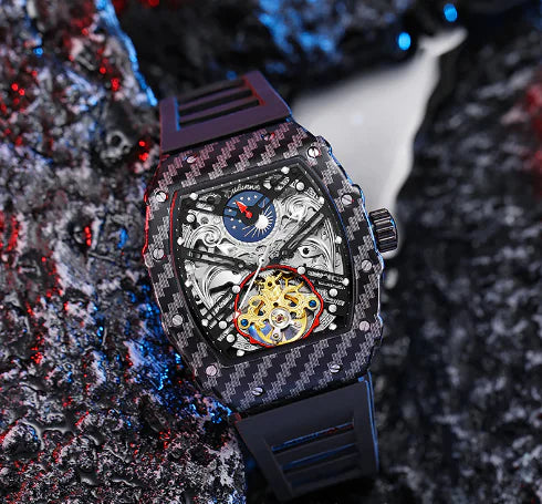 AquaGlow Men's Mechanical Watch