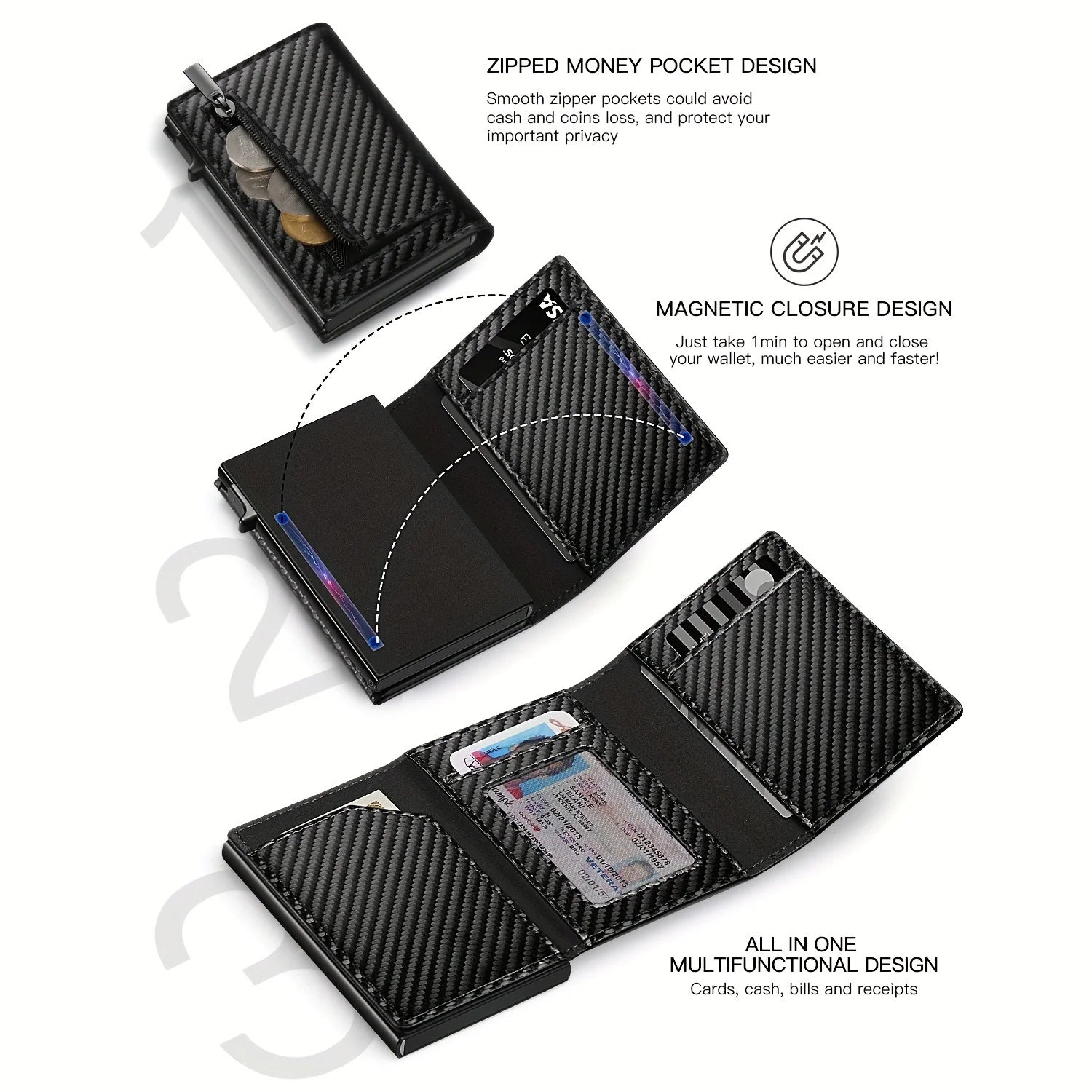 Compact Metal Wallet