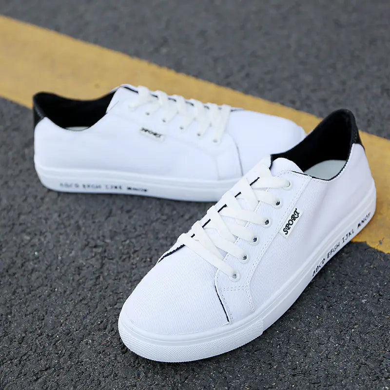 Casual Canvas Sneakers - Versatile Footwear