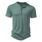 Summer Breeze Cotton Henley Polo